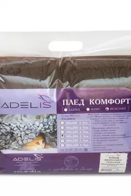 Роскошь плед велсофт